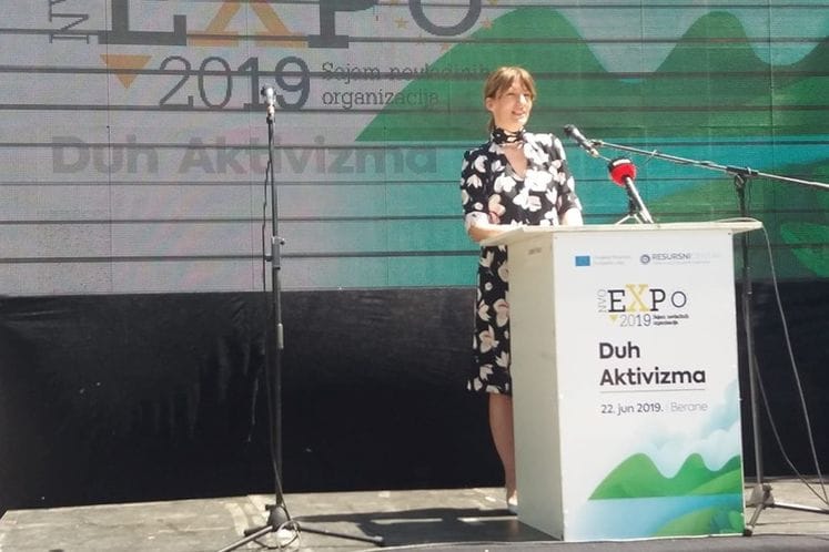 Generalna direktorica Hajduković na Sajmu nevladinih organizacija ,,NVO EXPO''