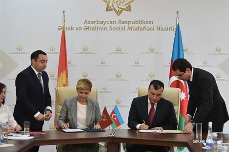 Protocol of Second session of Mixed Commission for economic cooperation between Montenegro and Azerbaijan signed