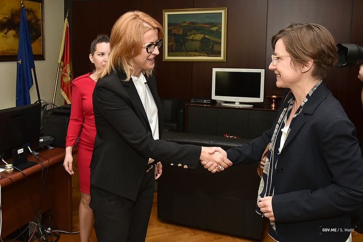 Susret Pribilović - Špoljarić Eger: Ojačati i proširiti partnerstvo u procesu pristupanja Crne Gore EU