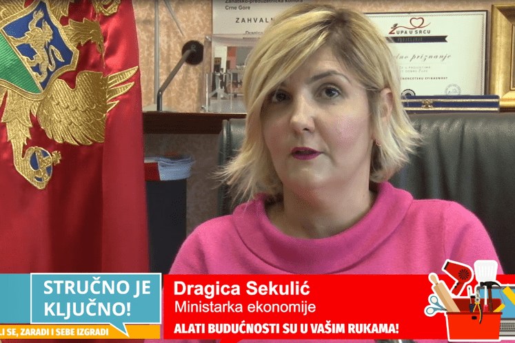 Ministarka Sekulić poziva mlade da upisuju srednje stručne škole: Ukoliko imate talenta za oblasti stručnih škola, ne oklijevajte