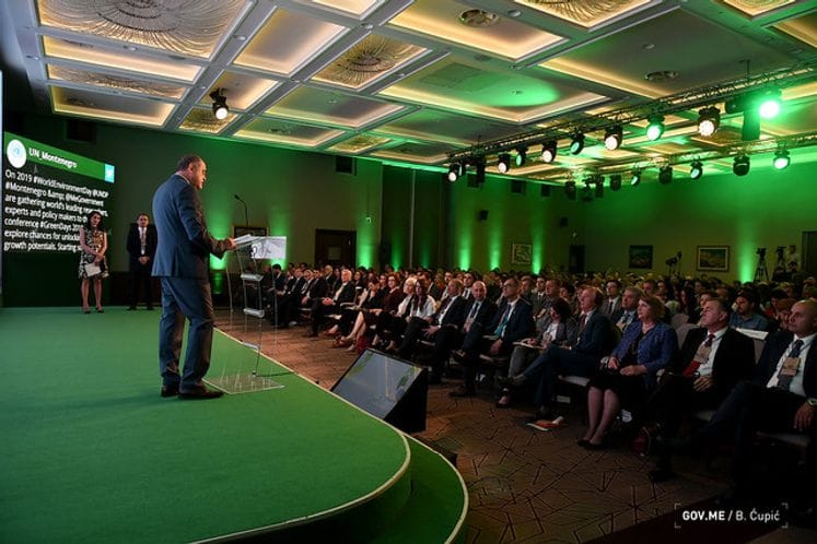 Potpredsjednik Vlade Milutin Simović i regionalna direktorica UNDP Mirjana Špoljarić Eger otvorili konferenciju „Zeleni dani 2019.“