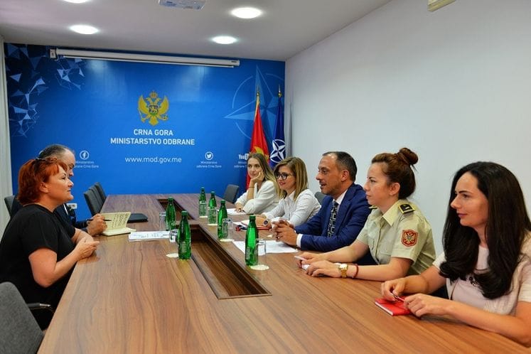 Ivanović sa Specijalnom predstavnicom GS NATO za žene, mir i bezbjenost, Kler Hatčinson