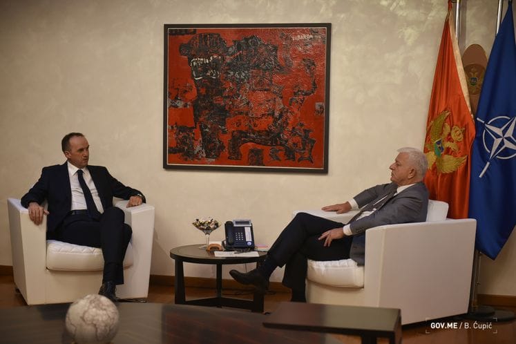 Premijer Duško Marković primio predsjednika Opštine Andrijevica Srđana Mašovića: Čestitam na posvećenosti razvoju, taj pristup uvijek ima podršku Vlade