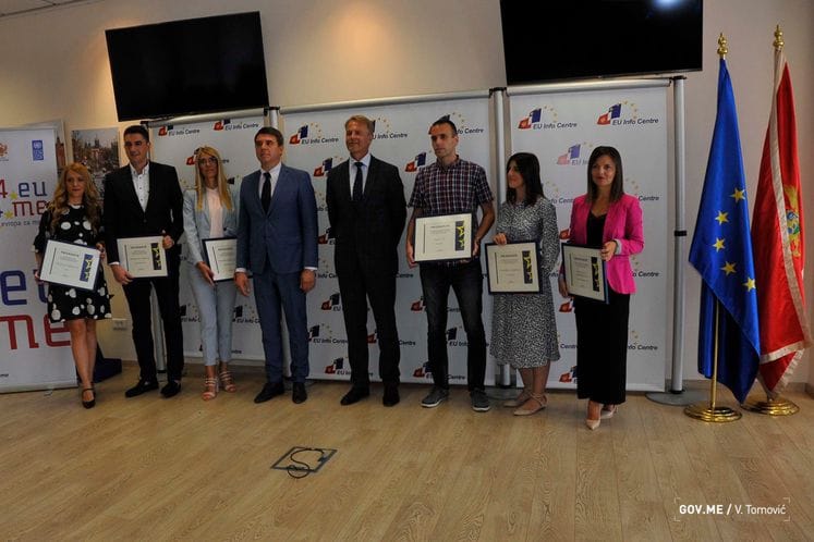 Uručene nagrade pobjednicima konkursa: Novinari prenijeli poruku o značaju podrške EU