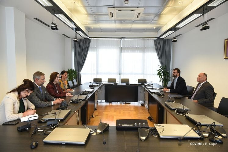 DPM Simović hosts US Ambassador to Montenegro Judy Rising Reinke