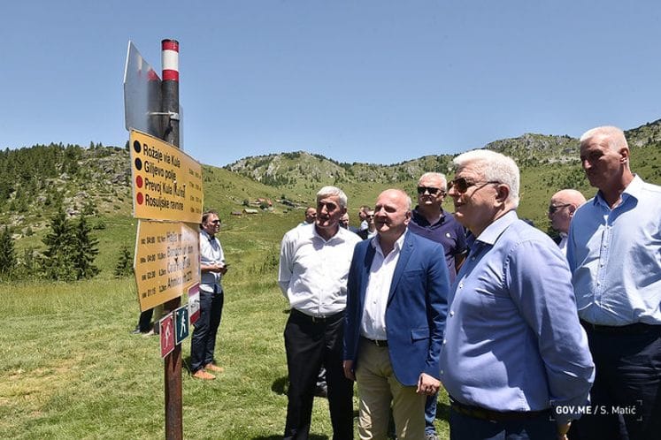 Predsjednik Vlade Duško Marković obišao budući ski centar Štedim na Hajli