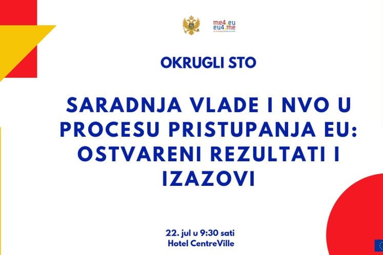 Premijer Marković na okruglom stolu: „Saradnja Vlade i nevladinih organizacija u procesu pristupanja EU“