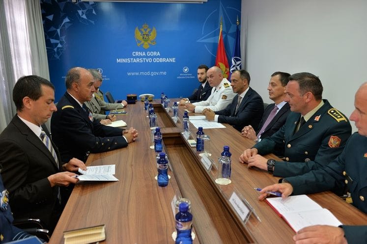 Bošković sa generalom Lanatom: Podrška ACT-a od izuzetnog značaja za proces integracija Crne Gore