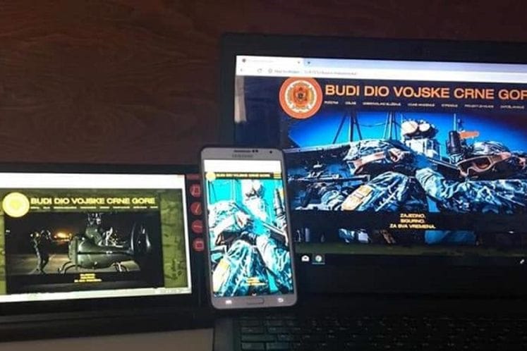 Moderno i inovativno: Učenici škole “Vaso Aligrudić” prezentirali web aplikaciju “Budi dio Vojske Crne Gore”