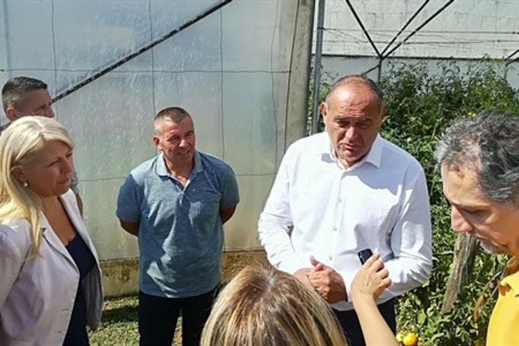 Potpredsjednik Simović u Golubovcima: Podrška od preko 2 miliona eura za biljnu proizvodnju