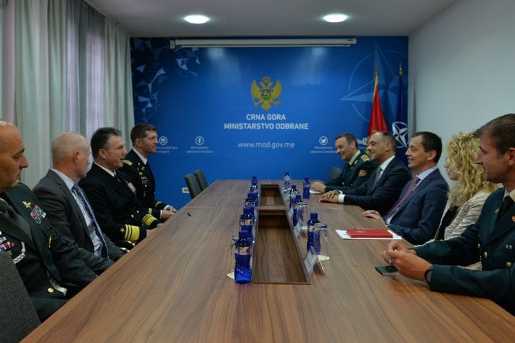 Bošković sa vice-admiralom Kilreinom: Crna Gora prepoznata kao pouzdan saveznik sjevernoatlantske porodice