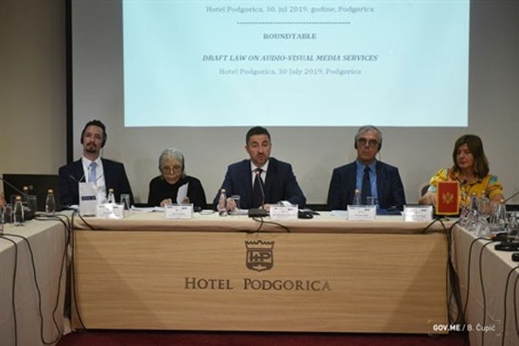 Montenegrin Law on Audio-Visual Media Services to be aligned with international standards