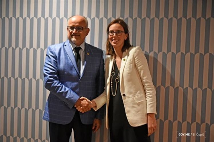 Minister Darmanović, State Secretary Montchalin: Political contacts between Montenegro and France should be intensified