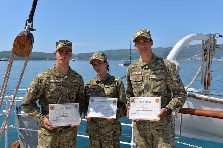 Svečanom ceremonijom na Jadranu završen Ljetnji vojni kamp za mlade