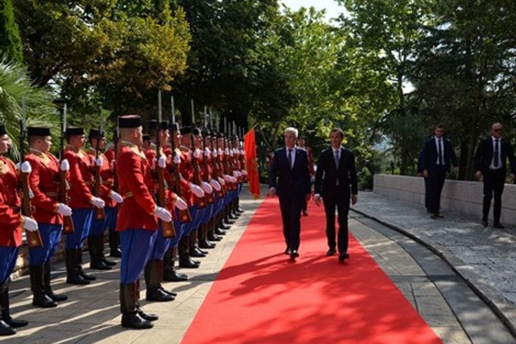 Ministers Bošković, Pabriks: Cooperation is intensified trough NATO, Future joint training of soldiers