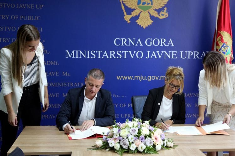 Potpisan Sporazum o uzajamnom priznavanju usluga certifikovanja za elektronske transakcije između vlada Crne Gore i Sjeverne Makedonije