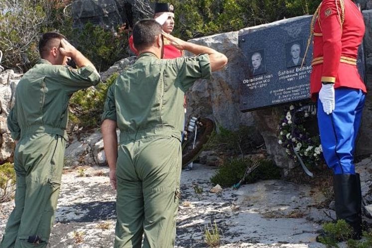 Obilježena osma godišnjica pogobije pripadnika Vazduhoplovstva Vojske Crne Gore
