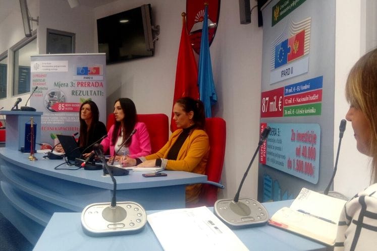 Proizvođači iz Bijelog Polja i Berana zainteresovani za bespovratnu podršku preradi kroz IPARD