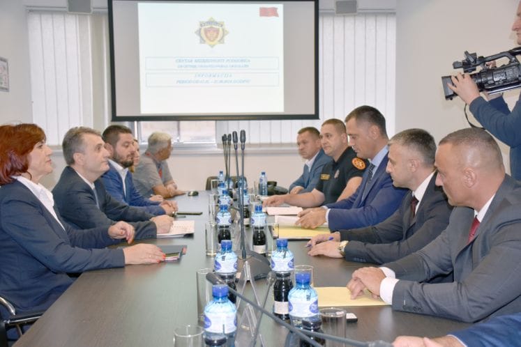 Ministar Nuhodžić u posjeti Centru bezbjednosti Podgorica: Prepoznati rezultati Policije u borbi protiv ulične prodaje droge