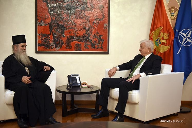 PM Marković hosts Metropolitan Amfilohije: Government and Metropolitanate of Montenegro and Littoral continue dialogue