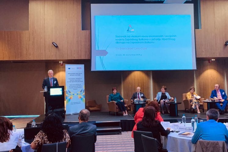 Ministar Purišić u Skoplju: Socijalni dijalog ima važnu ulogu u demokratizaciji društva