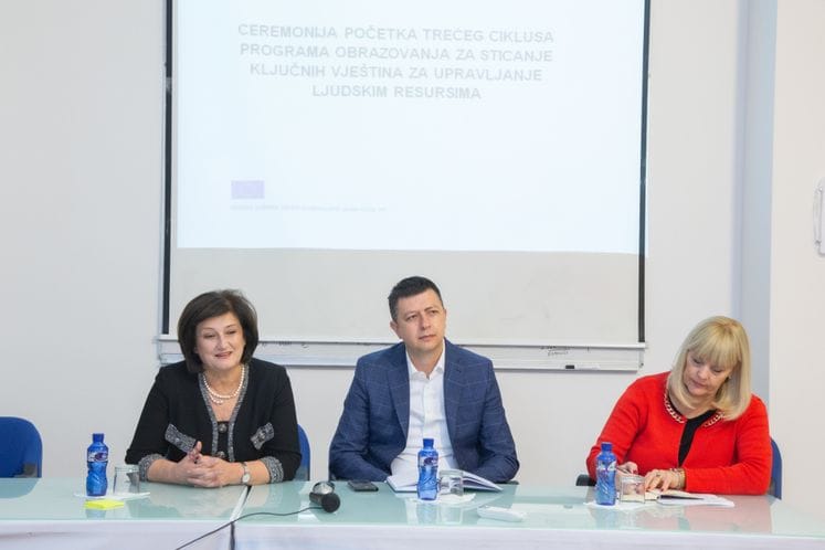 Otpočeo je treći ciklus Programa obrazovanja za sticanje ključnih vještina za upravljanje ljudksim resursima