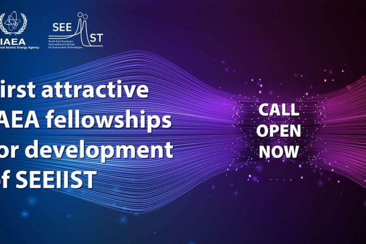 Poziv za atraktivne stipendije Međunarodne agencije za atomsku energiju (IAEA) u okviru podrške izgradnji kapaciteta za SEEIIST