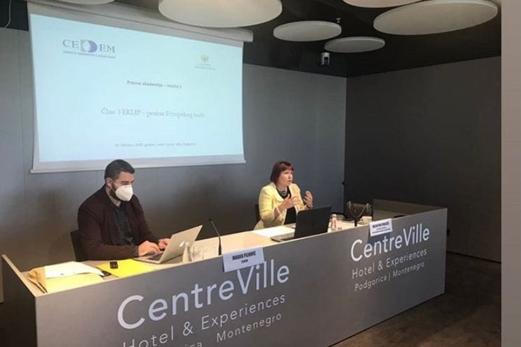 Aktivnosti Kancelarije zastupnika Crne Gore pred Evropskim sudom za ljudska prava