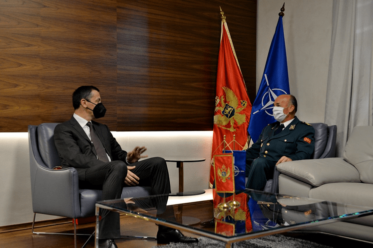 Oproštajna posjeta izaslanika odbrane Sjeverne Makedonije Kuzmanova