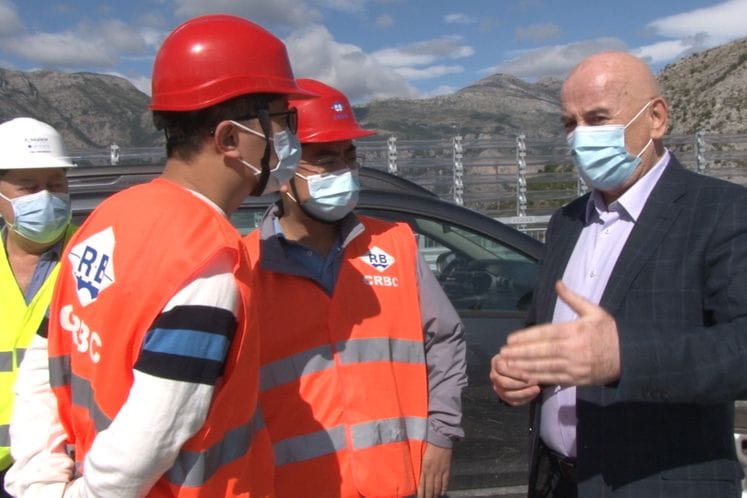 Saopštenje: Nurković i Mujević obišli dionicu Smokovac-Mateševo, autoputa Bar-Boljare