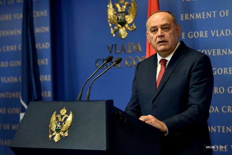 Saopštenje Milutina Simovića, potpredsjednika Vlade