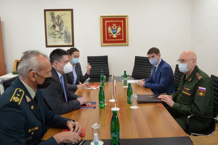 Izaslanik odbrane Ruske Federacije Sergej Iljnickij u nastupnoj posjeti Ministarstvu odbrane