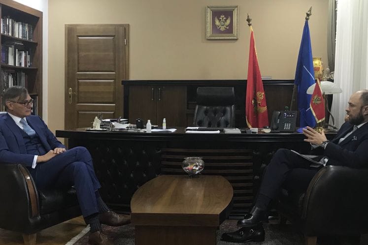 Ministar Radulović u razgovoru sa ambasadorom Veberom: Njemačka će nastaviti da podržava Crnu Goru na putu ka članstvu u EU