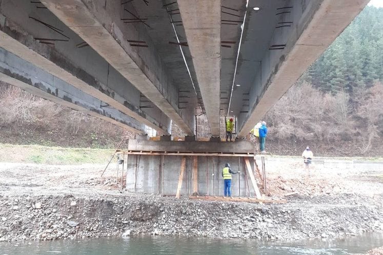 Napreduje izgradnja mosta na Bistrici – postavljena noseća konstrukcija
