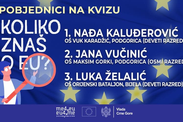 Poznati pobjednici kviza „Koliko znaš o EU?“