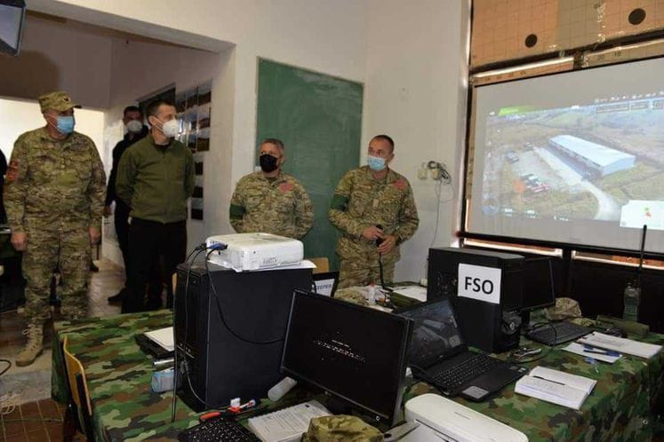 Bošković i Dakić na vježbi u Pljevljima