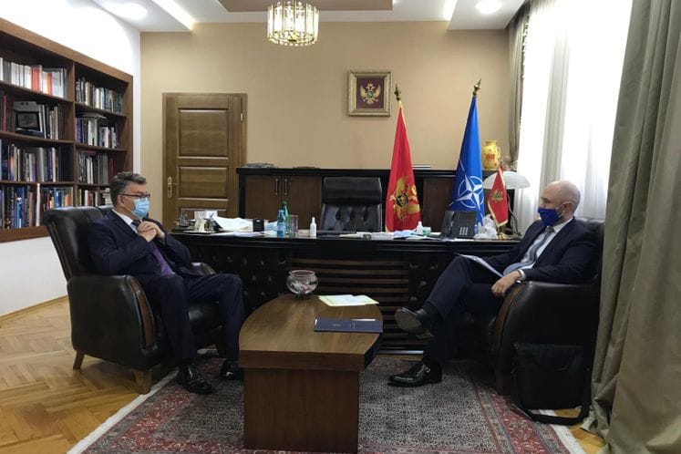 Ministar Radulović i ambasador Grubišić: Neupitna podrška Hrvatske evropskom putu Crne Gore