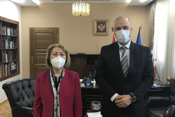 Ministar Radulović na sastanku sa ambasadorkom Ozan: Crna Gora posvećena kvalitetnoj saradnji sa Turskom