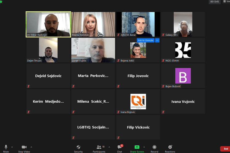 Savjetnica predsjednika Vlade za manjine Maida Gorčević održala konsultacije sa NVO sektorom