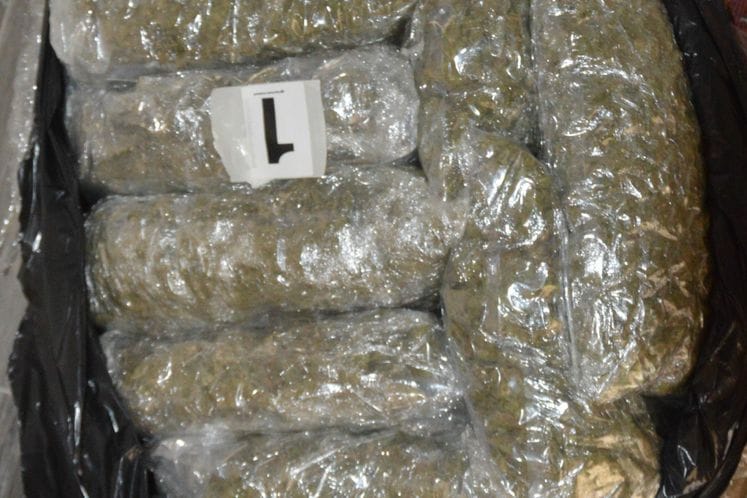 Uhapšena osoba kod koje je pronađeno 11 kilograma marihuane