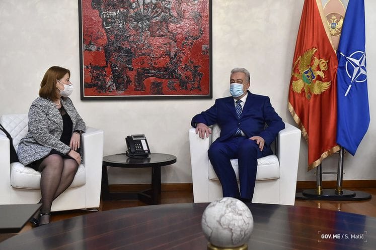 Premijer Krivokapić primio ambasadorku Sjedinjenih Američkih Država Džudi Rajzing Rajnke