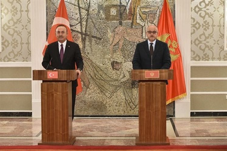 Darmanović - Çavuşoğlu: Relations between Montenegro and Turkey record constant progress in all areas