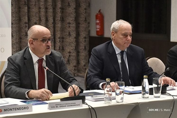 FM Darmanović: Within CEI cooperation, we continue to adopt European values, strengthen solidarity and good neighborly relations