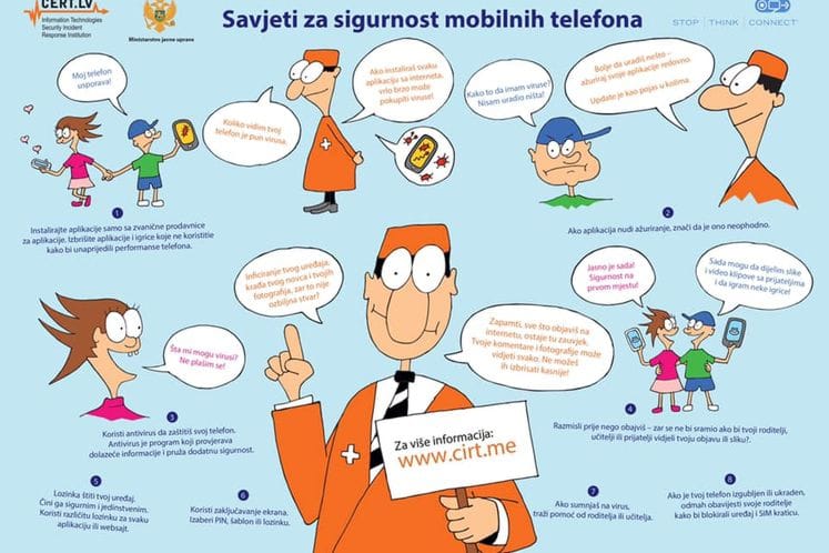 Savjeti za sigurnost mobilnih telefona