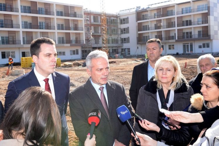 Ministar Purišić obišao izgradnju Doma starih na Starom Aerodromu