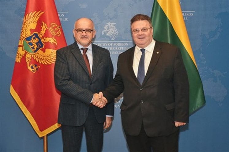 FM Darmanović in Vilnius: Alliance between Montenegro and Lithuania confirmed, opening of Consulate enhances relations