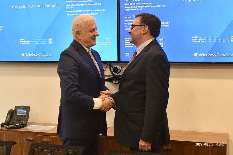 Premijer Duško Marković i američki izaslanik Metju Palmer: CG ima sposobnost i potencijal da rješava pitanja u svakoj situaciji