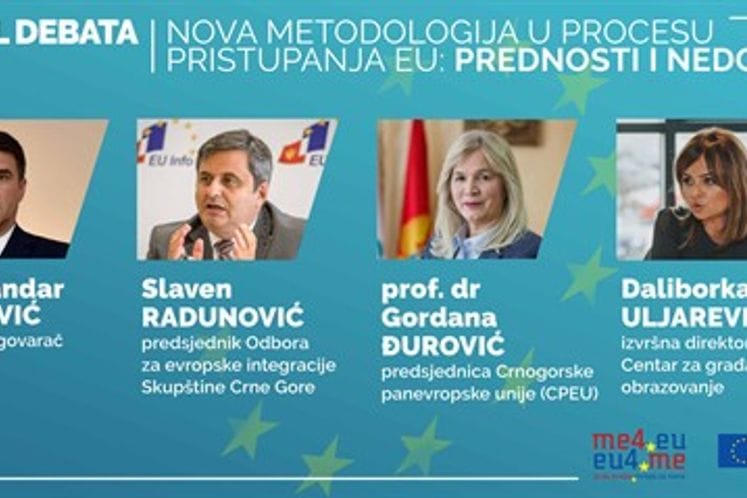 Panel Debate on "New methodology in EU accession process: Advantages and Disadvantages"
