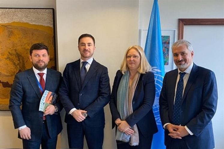 Minister Bogdanović at meeting in UNESCO