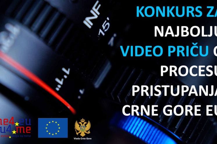 Konkurs za najbolju video priču o procesu pristupanja Crne Gore EU